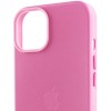 Кожаный чехол Leather Case (AA Plus) with Magnetic Fit для Apple iPhone 14 (6.1") Pollen