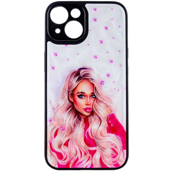 TPU+PC чохол Prisma Ladies для Apple iPhone 14 (6.1") Pink