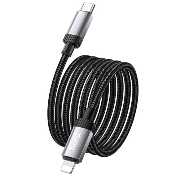 Дата кабель Hoco X117 Star Type-C to Lightning 27W (1m) Black Дата кабель Hoco X117 Star Type-C to Lightning 27W (1m) Black