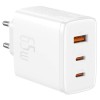 МЗП Baseus Cube Pro Fast Charger PD65W (1USB-A/2C) (P10111404) Moon White