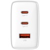 МЗП Baseus Cube Pro Fast Charger PD65W (1USB-A/2C) (P10111404) Moon White