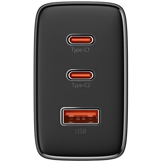 МЗП Baseus Cube Pro Fast Charger PD65W (1USB-A/2C) (P10111404) Cluster Black