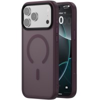 TPU+PC чехол Blueo Skin Friendly Frosted with Magnetic Fit для Apple iPhone 17 Pro / 18 Pro (6.3") Бордовый / Deep Cherry TPU+PC чехол Blueo Skin Friendly Frosted with Magnetic Fit для Apple iPhone 17 Pro / 18 Pro (6.3") Бордовый / Deep Cherry