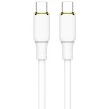 Дата кабель Amaya 89CC Type-C to Type-C 60W (1m) White