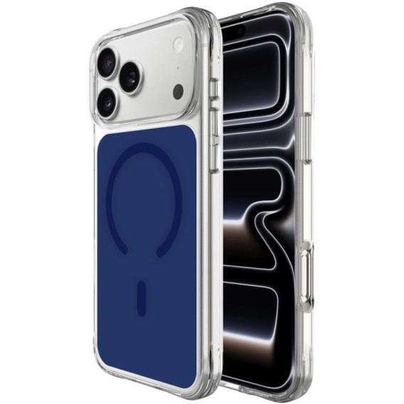 Чохол TPU+PC Space Pure Color with Magnetic Fit для Apple iPhone 17 Pro / 18 Pro (6.3") Blue
