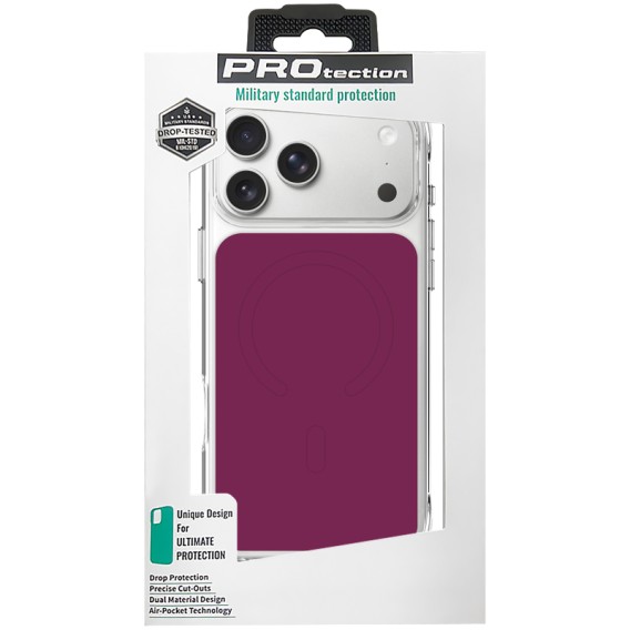 Чохол TPU+PC Space Pure Color with Magnetic Fit для Apple iPhone 17 Pro / 18 Pro (6.3") Cherry Чохол TPU+PC Space Pure Color with Magnetic Fit для Apple iPhone 17 Pro / 18 Pro (6.3") Cherry