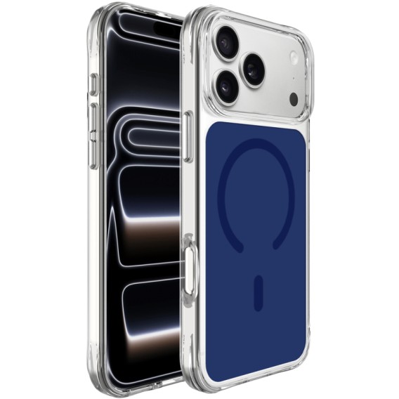 Чохол TPU+PC Space Pure Color with Magnetic Fit для Apple iPhone 17 Pro Max / 18 Pro Max (6.9") Blue Чохол TPU+PC Space Pure Color with Magnetic Fit для Apple iPhone 17 Pro Max / 18 Pro Max (6.9") Blue