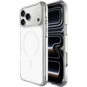 Чехол TPU+PC Space Pure Color with Magnetic Fit для Apple iPhone 17 Pro Max / 18 Pro Max (6.9") White