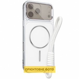 Чехол TPU+PC Pacific with Magnetic Fit and straps для Apple iPhone 16 Pro Max (6.9") White Чехол TPU+PC Pacific with Magnetic Fit and straps для Apple iPhone 16 Pro Max (6.9") White