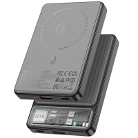 Портативний ЗП Power Bank Hoco Q18 Tourer 22.5W з БЗП 10000 mAh Black Портативний ЗП Power Bank Hoco Q18 Tourer 22.5W з БЗП 10000 mAh Black