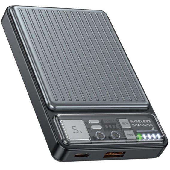 Портативний ЗП Power Bank Hoco Q18 Tourer 22.5W з БЗП 10000 mAh Black Портативний ЗП Power Bank Hoco Q18 Tourer 22.5W з БЗП 10000 mAh Black