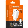 МЗП Amaya M3 2.4A (1USB-A) + кабель USB to MicroUSB White