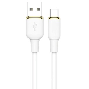 Дата кабель Amaya 89C USB to Type-C 3A (1m) White Дата кабель Amaya 89C USB to Type-C 3A (1m) White