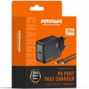 МЗП Amaya E218S PD20W+QC3.0 (1USB-C) + кабель Type-C to Type-C Black