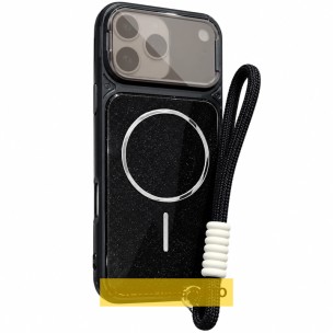 Чохол TPU+PC Pacific with Magnetic Fit and straps для Apple iPhone 15 Pro (6.1") Black