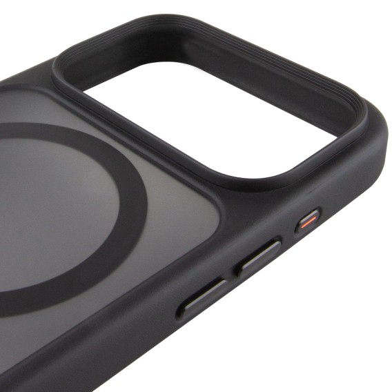 TPU+PC чехол Metal Buttons with Magnetic Fit для Apple iPhone 18 Pro / 17 Pro (6.3") Черный / Black TPU+PC чехол Metal Buttons with Magnetic Fit для Apple iPhone 18 Pro / 17 Pro (6.3") Черный / Black