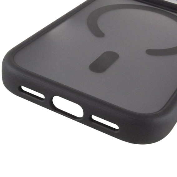 TPU+PC чехол Metal Buttons with Magnetic Fit для Apple iPhone 18 Pro / 17 Pro (6.3") Черный / Black TPU+PC чехол Metal Buttons with Magnetic Fit для Apple iPhone 18 Pro / 17 Pro (6.3") Черный / Black
