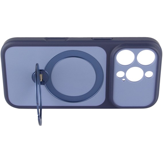 Чехол Ummi Full Camera with Magnetic Fit HQ Ring для Apple iPhone 16 Pro (6.3") Navy Blue