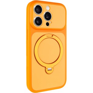 Чохол Ummi Full Camera with Magnetic Fit HQ Ring для Apple iPhone 16 Pro (6.3") Orange