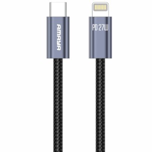 Дата кабель Amaya 61CL Type-C to Lightning 27W (1m) Gray