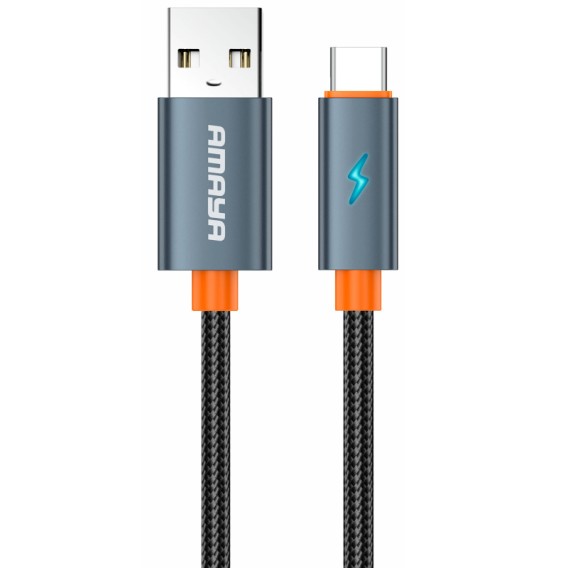 Дата кабель Amaya 58C USB to Type-C 100W (1m) Gray