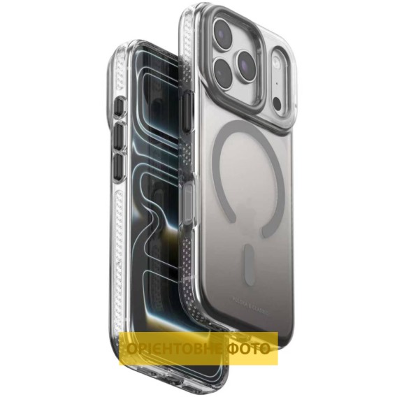 Чехол TPU+PC Puloka Resplendent with Magnetic Fit для Apple iPhone 17 (6.3") Dark Grey