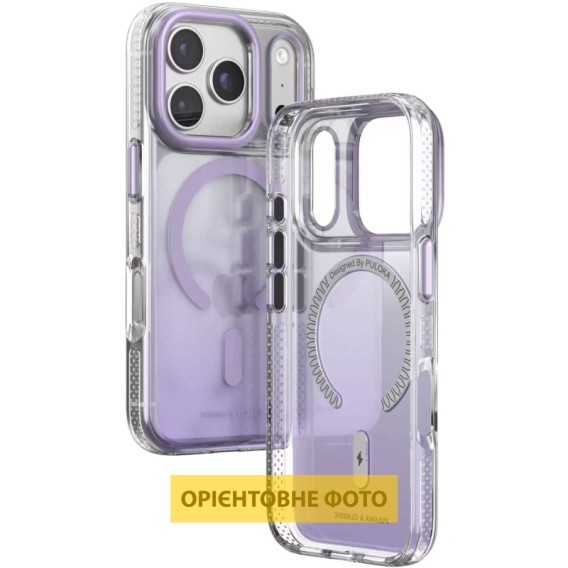 Чехол TPU+PC Puloka Resplendent with Magnetic Fit для Apple iPhone 17 (6.3") Purple