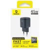 МЗП Baseus EnerFill FN22 Fast Charger PD45W (1USB-C) (E01233) Cosmic Black