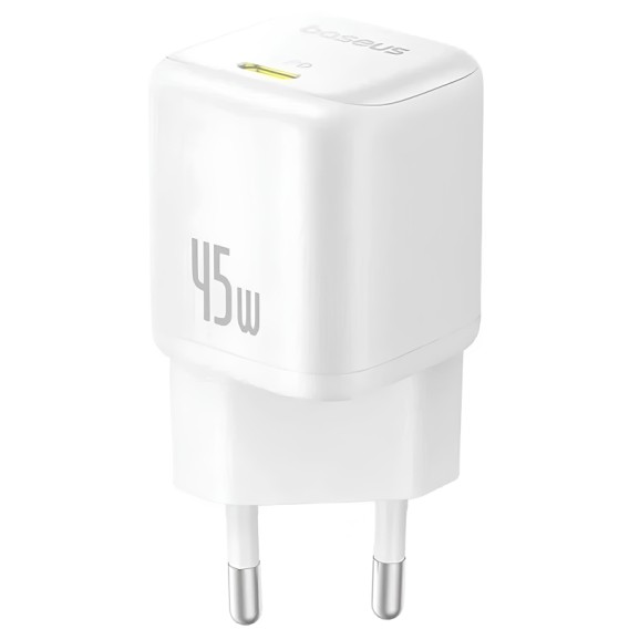 МЗП Baseus EnerFill FN22 Fast Charger PD45W (1USB-C) (E01233) Moon White