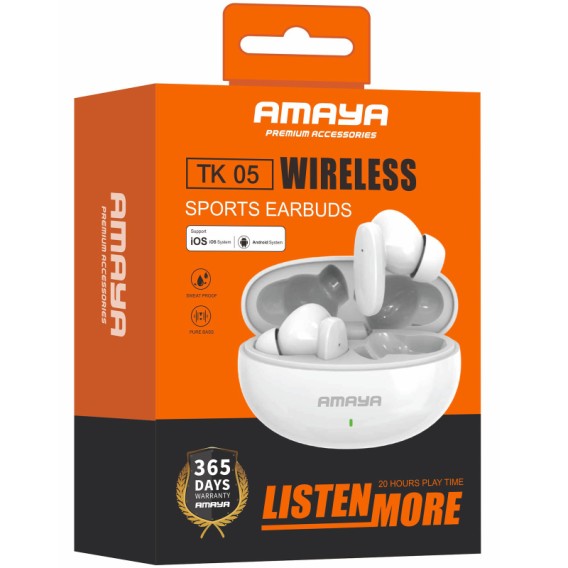 Бездротові TWS навушники Amaya TK05 Black Бездротові TWS навушники Amaya TK05 Black