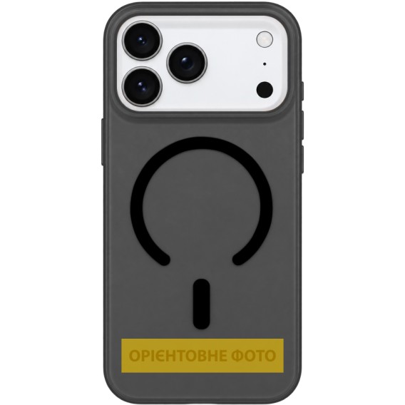 Чохол PC Matte Color with Magnetic Fit для Apple iPhone 17 (6.3") Black