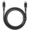 Дата кабель Baseus Dura Series Fast Charging Type-C to Type-C 100W (2m) (P10377803) Red / Black