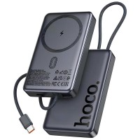 Портативний ЗП Power Bank Hoco Q44 Origen PD45W з БЗП with cable 10000 mAh Metal gray Портативний ЗП Power Bank Hoco Q44 Origen PD45W з БЗП with cable 10000 mAh Metal gray