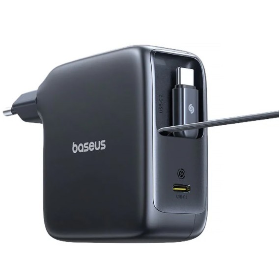 МЗП Baseus EnerCore CJ21 PD67W with retractable cables (3USB-C) (E0121D) Cosmic Black