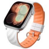 Ремешок BlueO Lollipop Silicone для Apple Watch 38/40/41/42mm(ser.10) White Orange