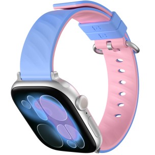 Ремінець BlueO Lollipop Silicone для Apple Watch 38/40/41/42mm(ser.10) Pink Purple