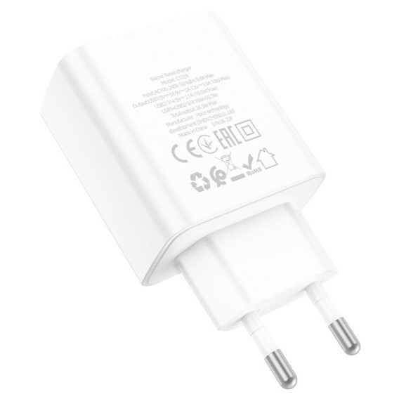 МЗП Hoco C102A Fuerza QC3.0 (4USB-A) White МЗП Hoco C102A Fuerza QC3.0 (4USB-A) White