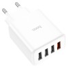 МЗП Hoco C102A Fuerza QC3.0 (4USB-A) White