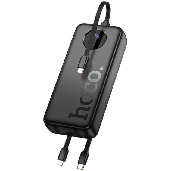 Портативний ЗП Power Bank Hoco J132A Sabio 22.5W+PD20W with 3 cables 20000 mAh Black Портативний ЗП Power Bank Hoco J132A Sabio 22.5W+PD20W with 3 cables 20000 mAh Black