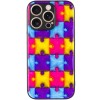 TPU+PC чохол Prisma Fluffie для Apple iPhone 15 Pro (6.1") Puzzle