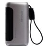 Портативний ЗП Power Bank Amaya F040C PD22.5W with display and cable 10000 mAh Gun Grey