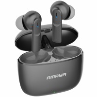 Бездротові TWS навушники Amaya ATW-09 Metal case Grey Бездротові TWS навушники Amaya ATW-09 Metal case Grey