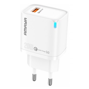 МЗП Amaya E212S QC3.0 20W (1USB-A) White