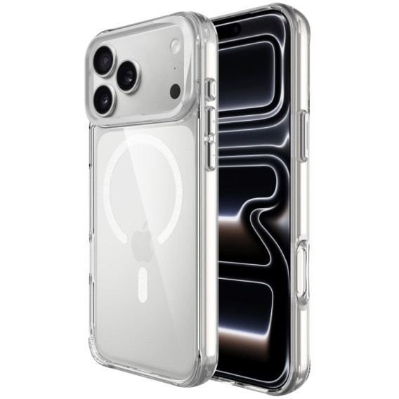 Чохол TPU Space Case Apex with Magnetic Fit для Apple iPhone 17 Pro Max / 18 Pro Max (6.9") Silver Чохол TPU Space Case Apex with Magnetic Fit для Apple iPhone 17 Pro Max / 18 Pro Max (6.9") Silver