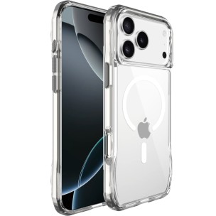Чохол TPU Space Octagon with Magnetic Fit для Apple iPhone 17 Pro / 18 Pro (6.3") Clear