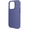 Шкіряний чохол Leather Case (AA Plus) with Magnetic Fit для Apple iPhone 14 Pro (6.1") Wisteria