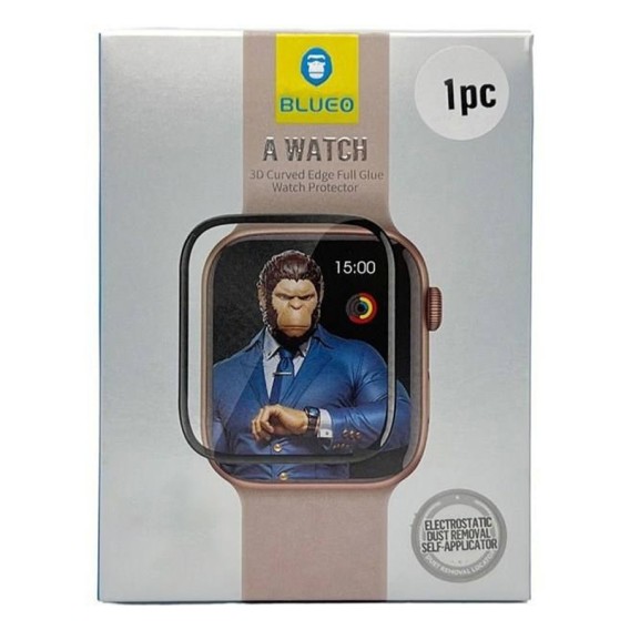 Полімерна 3D плівка Blueo High-Molecule для Apple Watch 10/11 42mm (+ аплікатор) Чорний Полімерна 3D плівка Blueo High-Molecule для Apple Watch 10/11 42mm (+ аплікатор) Чорний