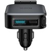 АЗП Hoco Z67 Triunfar PD60W with retractable cable (1USB-A/2C) Metal gray