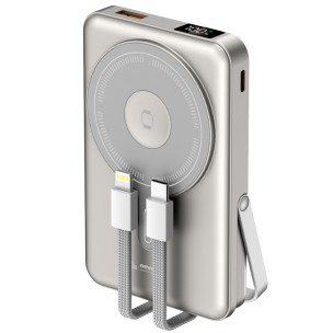 Портативний ЗП Power Bank Amaya W018C 20W з БЗП 10000 mAh Gray Портативний ЗП Power Bank Amaya W018C 20W з БЗП 10000 mAh Gray