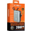 Портативний ЗП Power Bank Amaya F213C PD45W with cable 20000 mAh Gun Metal